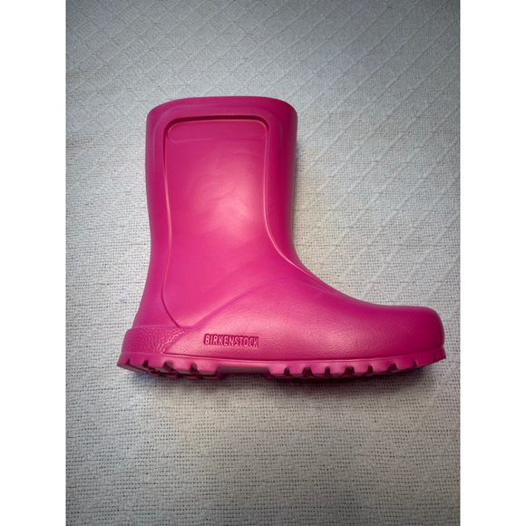 NWOB Birkenstock "Derry" Rain Boots Kids Size 2 in Neon Pink - Picture 13 of 14